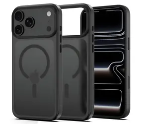Tech-Protect MagMat CC matowa czerń / Etui / Apple iPhone 18 Pro, 17 Pro / MagSafe