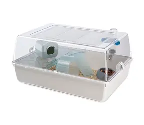 Ferplast Duna Mini biała / Klatka dla chomików i myszy / 55 x 39 x 27 cm