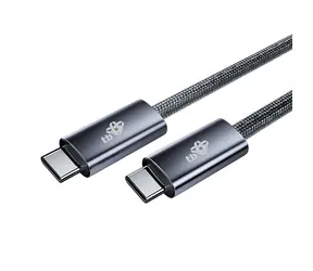 Kabel USB-C 1 m czarny / kabel USB-C do transmisji danych / USB 3.0 / 100 W / 5 Gb/s