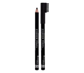 Kredka do brwi Rimmel London Professional Eyebrow Pencil Kredka do brwi 1,4 g 004 Czarny Brąz