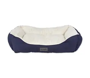 Legowisko dla psa Scruffs Wilton Box Bed ciemnoniebieskie XL / Legowisko dla psa / Z bokami / Poliester / 90 x 70 cm / Zmywalne