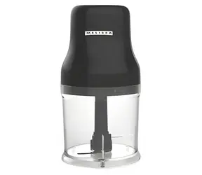 Melissa Mini siekaczka do żywności czarna / Mini siekaczka / 200 W / 0,5 l