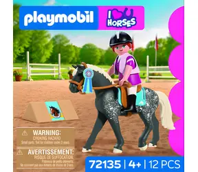 Playmobil 72135 Kocham konie Skoki przez przeszkody / Zestaw konstrukcyjny