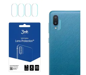 Osłona obiektywu 3mk Samsung Galaxy M02 / Szkło aparatu / hybrydowe / 4 szt.