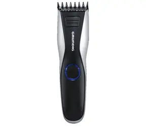 Grundig MC 6840 czarno-srebrny / Trymer do włosów i brody / szybkie ładowanie / kabel ładujący