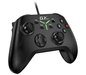 Genius GX-21UV czarny / Gamepad / USB / podwójna wibracja / PC, PS3, PS4, Switch, Android