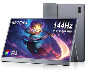 16,1" Arzopa Z1FC 144 Hz szary / przenośny monitor / 1920 x 1080p / IPS / 250 cd-m / USB-C / mini HDMI
