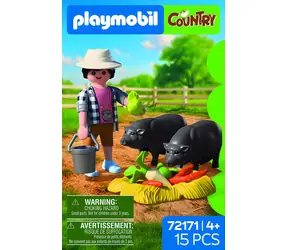 Playmobil 72171 Rolnik z wietnamskimi prosiaczkami / Zestaw konstrukcyjny