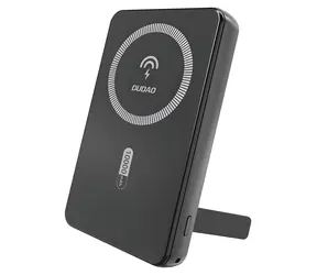 Dudao K14S+ 10000mAh czarny / Powerbank / MagSafe z podstawką / USB-A / USB-C / 22,5 W