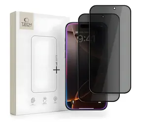 Szkło ochronne Tech-Protect SPY+ do Apple iPhone 18 Pro Max / Szkło hartowane / Prywatność / 2 szt.