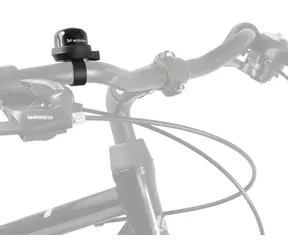 Wozinsky WDR-S2 czarny / Dzwonek rowerowy / mechaniczny / aluminiowy