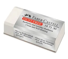 Gumka Faber-Castell / bezpyłowa / jednowarstwowa / mała