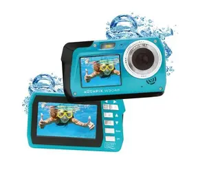 EasyPix Aquapix W3048 Edge lodowo-niebieski / Kompaktowy aparat cyfrowy