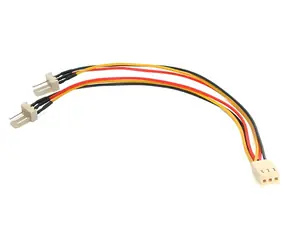 Kabel zasilający wentylatora StarTech TX3 / Kabel zasilający / Molex (3-pinowy) do 2x Molex (3-pinowy) / 0,15 m