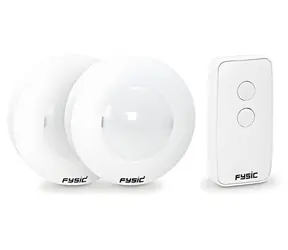 Fysic FC-04 biały / Światło nocne/orientacyjne LED / 2 szt. / pilot zdalnego sterowania / zasilane bateryjnie