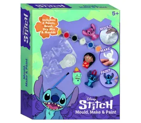 CYP BRAND Zestaw kreatywny Lilo i Stitch / Zawieszki odlewane / 4 foremki / 6 kolorów