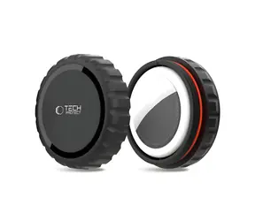 Tech-Protect 3M czarny / Etui / do Apple AirTag 1/2