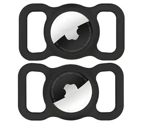 Wozinsky WEA-01 czarny / Etui do Apple AirTag / Do obroży dla psa lub kota