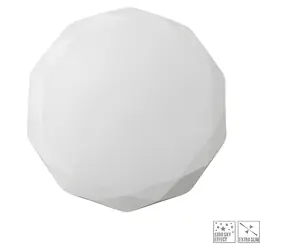 Prezentujemy IRIDIO LED lampa sufitowa okrągła biała / Lampa sufitowa / 34 cm / 1980 lm / 4000 K / 23 W / IP20