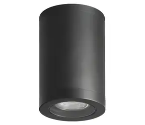 Prezentujemy MOPTI czarny / Reflektor sufitowy / 1x GU10 / 7W / bez źródła światła / 9 cm / IP54