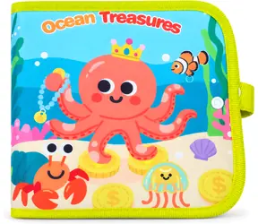 CHIPOLINO Tekstylna książka edukacyjna Ocean