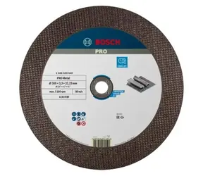 BOSCH PRO Metal / Tarcza tnąca do metalu / Średnica 305 mm / Otwór 22,23 mm / Grubość 3,3 mm