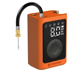 Etenwolf P300 PLUS pomarańczowy / Pompka elektryczna / 3200 mAh / 17 PSI / 6,5 l/min / USB-C