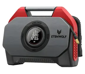 Etenwolf S6 SE czerwony / Kompresor powietrza zasilany akumulatorem / 11,03 bar / 15 600 mAh / 42 l/min / USB-C