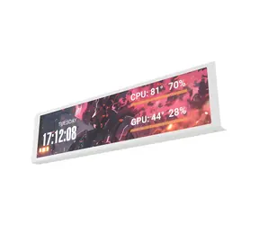9,2" Darkflash V92 biały / Monitor / IPS / 1920 x 462 / USB-C