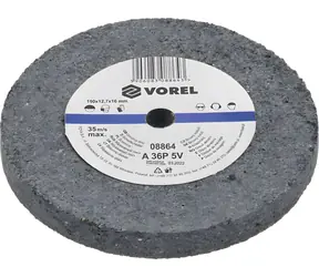 Tarcza szlifierska Vorel 150x12,7x16 mm / Tarcza szlifierska / zgrubna / do szlifierki stołowej