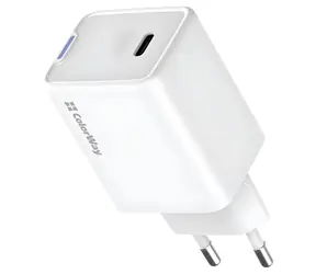 Colorway biały / Zasilacz / 1x USB-C / GaN / 45W / PD / PPS