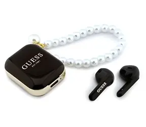 Guess Pearl Strap TWS czarny / Słuchawki bezprzewodowe / Douszne