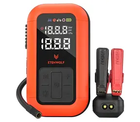 Etenwolf X6 Pro / Kompresor samochodowy / 30 l/min przy 0 PSI / maks. 160 PSI (11,03 bar) / 8000 mAh / 150 W