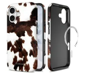 Tech-Protect Lamano MagSafe brązowo-biały / Etui / Apple iPhone 17 / MagSafe