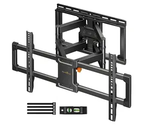 Perlegear PGLF8B-N1 / Uchwyt do telewizora / 42-90" / VESA 200x100-600x400 mm / nośność 68 kg / uchylny i obrotowy