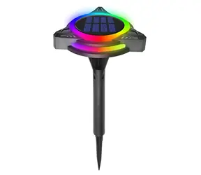 Kolorowa lampa solarna LED X-SITE / Lampa zewnętrzna / Montaż na ziemi