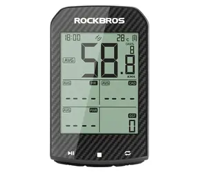 Rockbros M1Pro czarny / licznik rowerowy / GPS / Bluetooth / IPX6