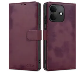 Etui Tech-Protect Wallet XIAOMI Redmi Note 17 Pro 5G bordowe / Etui / Portfel z klapką
