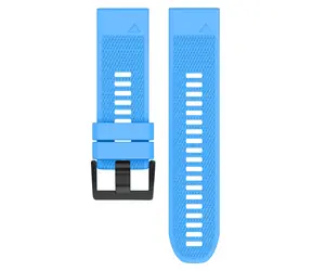 Pasek zamienny X-SITE do Garmin QuickFit 26 mm niebieski / Pasek / Silikon / Metalowa klamra