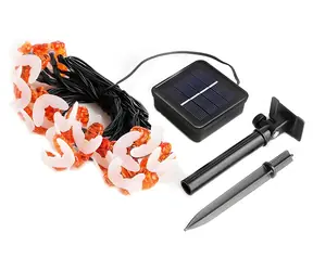X-SITE Bee MFD-001 biały / łańcuch świetlny LED / solarny / 5 m / 8 funkcji / IP65