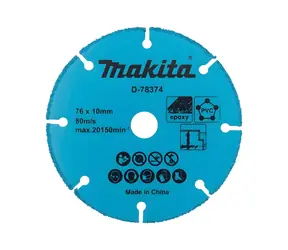 Makita D-78374 / Tarcza tnąca z węglikiem spiekanym / 76 mm
