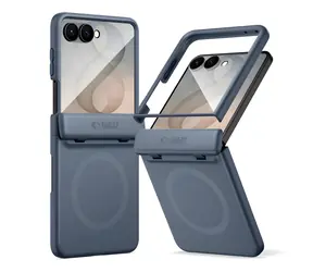 Tech-Protect Kevlar Aura MagSafe ciemnoniebieski / Etui / Samsung Galaxy Z Flip8 / Kevlar / MagSafe