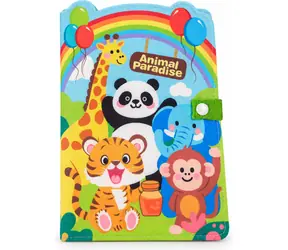 CHIPOLINO Tekstylna książka edukacyjna Zoo