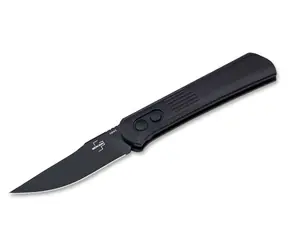 Böker Alluvial All Black / Nóż kieszonkowy / Stal D2 / Rękojeść aluminiowa / Ostrze 8,0 cm / Długość 19,4 cm