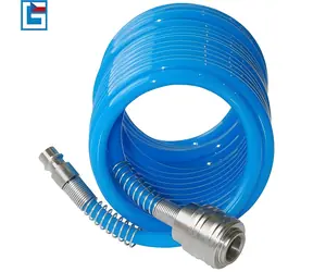 Güde 41400 / Wąż spiralny / PU / 5 m / Szybkozłączka