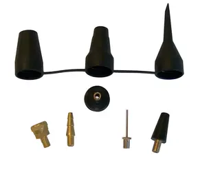 Güde 84098 / Zestaw adapterów do opon / 8 części / Wentyl Michelin