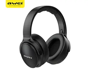 AWEI A780BL czarne / Słuchawki nauszne / Mikrofon / Bluetooth 5.0 / Kabel audio 3,5 mm / do 15 godz.