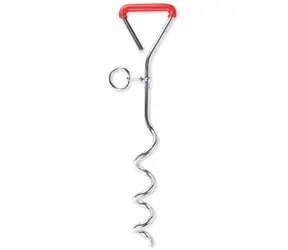 TRIXIE Kołek wiertniczy 40 cm / Kołek w kształcie psa / Guma, metal