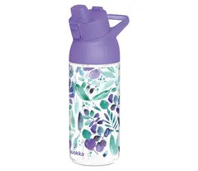 Quokka Swift 785 ml Fioletowa butelka na wodę / Z dzióbkiem do picia / Ecozen / Bez BPA