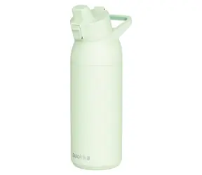 Quokka Tide jasnozielona / Butelka sportowa / Stal nierdzewna / 700 ml / Z dzióbkiem do picia